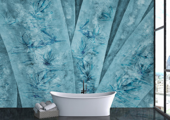 Breathing texture | Water lillies | Wall coverings / wallpapers | Walls beyond