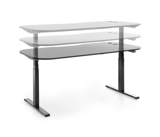 Leafpod | adjustable desks | LPHR2 | Objekttische | Bejot