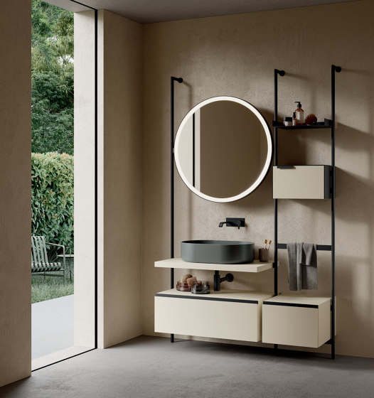 Over - Composizione a 2 moduli | Mensole bagno | NIC Design