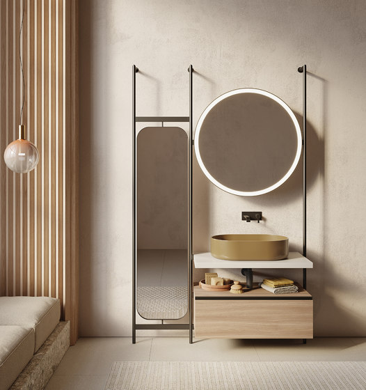 Over - Composizione a 2 moduli | Mensole bagno | NIC Design