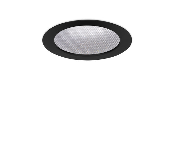 LUX 135 BLACK microprism | Recessed ceiling lights | Liralighting
