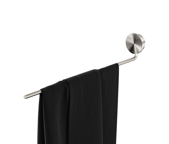 Opal Brushed stainless steel | Porte-serviette à 1 barre Acier inoxydable brossé | Porte-serviettes | Geesa