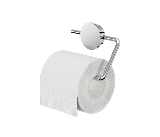 Opal Chrome | Porte-rouleau papier toilette avec couvercle Chrome | Distributeurs de papier toilette | Geesa