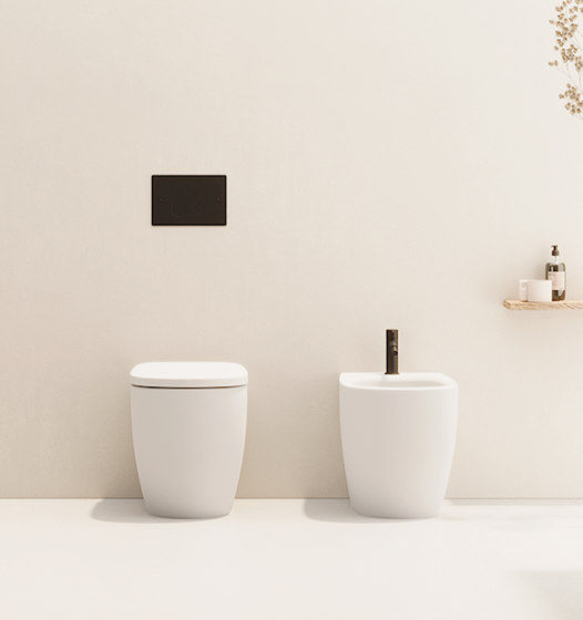 Ovvio - Rimless floor-mounted toilet | WC | NIC Design