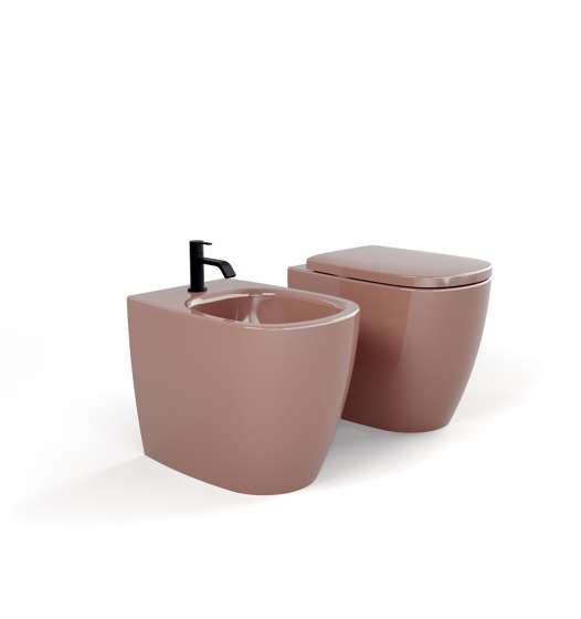 Ovvio - Rimless floor-mounted toilet | WC | NIC Design