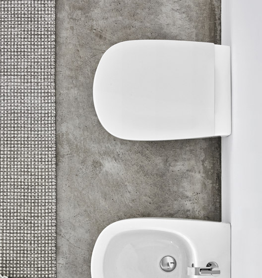 Ovvio - Rimless floor-mounted toilet | WC | NIC Design