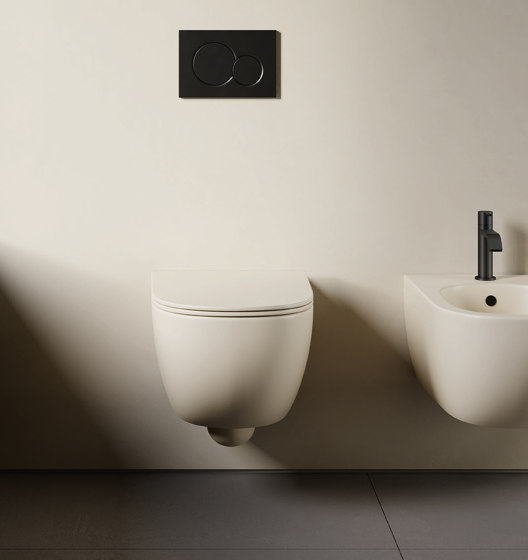 Pin - rimless wall-hung toilet | WC | NIC Design
