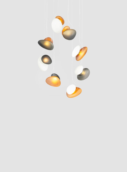 Pebble Chandelier 8 | Lampade sospensione | A-N-D