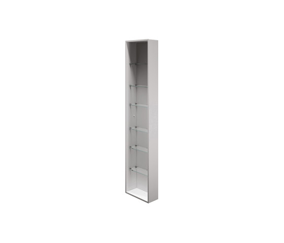 My secret External modul with glass shelves | Bath shelving | Inda