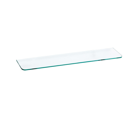 Hotellerie Tablette en verre trempé, épaisseur verre 6 mm, pour arts. RV408A - R1809N | Étagères salle de bain | Inda