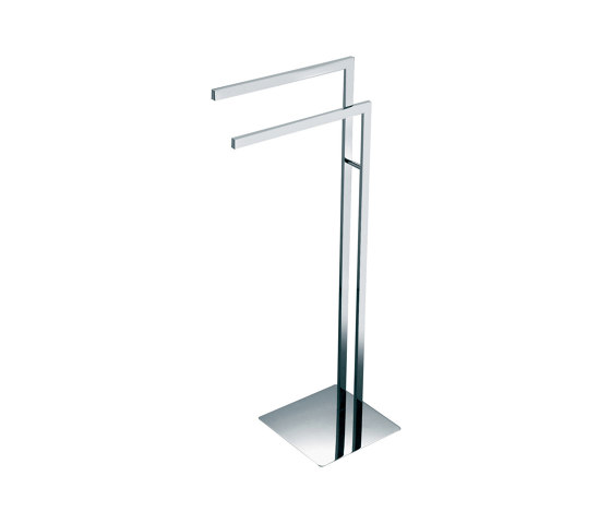 Stand with 2 towel holders | Towel rails | Inda