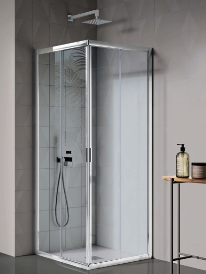 Rapid Panel with sliding door | Shower screens | Inda