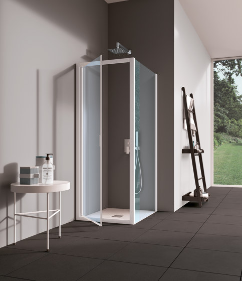 Rapid Pivot door for niche | Shower screens | Inda