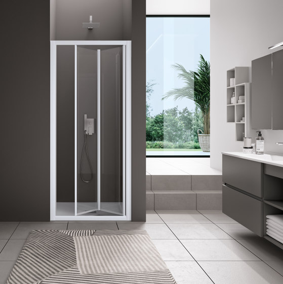 Rapid Porta a soffietto per nicchia | Divisori doccia | Inda