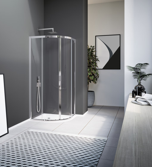 Rapid Quadrant with two sliding doors | Shower screens | Inda