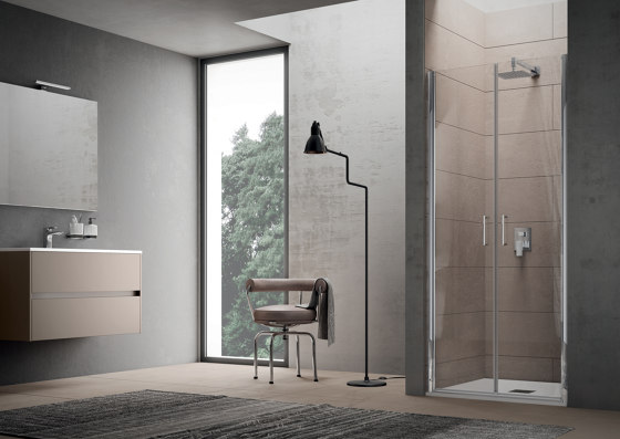 Claire Design Puerta vaivén | Mamparas para duchas | Inda