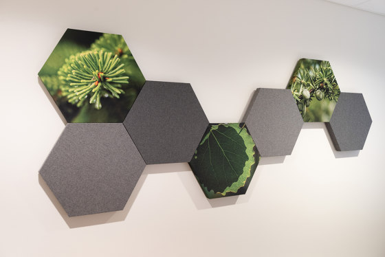 Hyssny Shape Hexagon | Systèmes muraux absorption acoustique | HYSSNY