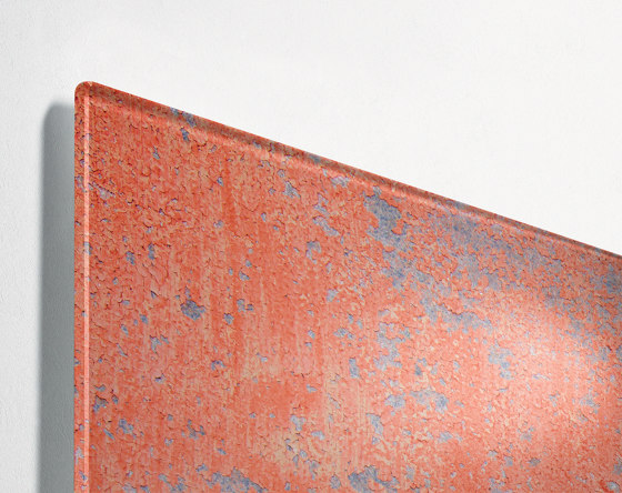 Glas-Magnettafel Artverum, Design Red Wall, matt, 91 x 46 cm | Flipcharts / Tafeln | Sigel
