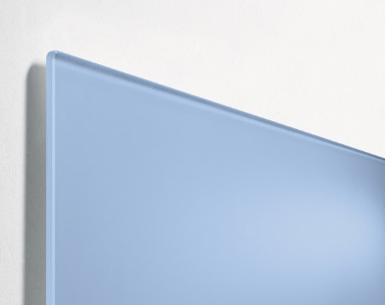 Tableau magnétique en verre Artverum, bleu pastel, 60 x 40 cm | Chevalets de conférence / tableaux | Sigel