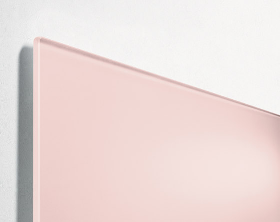 Tableau magnétique en verre Artverum, rosé, 60 x 40 cm | Chevalets de conférence / tableaux | Sigel