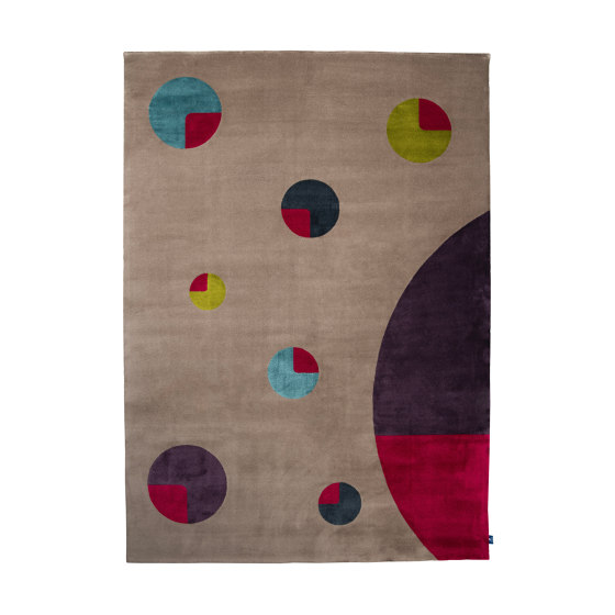 Planets | Rectangular Rug (Colored) | Alfombras / Alfombras de diseño | Softicated