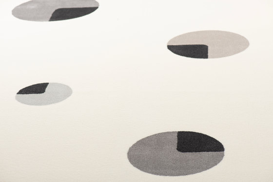 Planets | Rectangular Rug (Greys & White) | Alfombras / Alfombras de diseño | Softicated