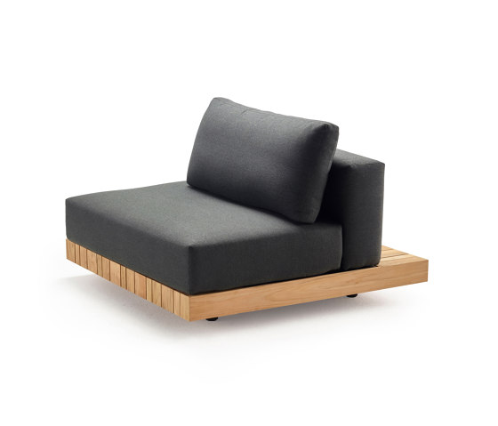 Plateau Lounge L-Module Seat/Back | Armchairs | solpuri