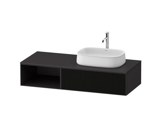 Zencha Vanity unit wall-mounted asymmetric | Meubles sous-lavabo | DURAVIT