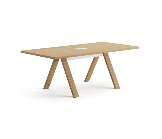 Cross Office – H 74 cm | Contract tables | Arper