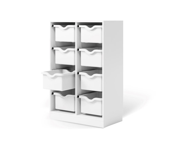 Allvia Shelf with Orgaboxes | Cabinets | Assmann Büromöbel