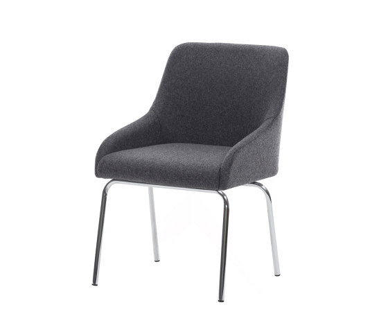 Teramo 4-leg chair, metal | Chaises | Assmann Büromöbel