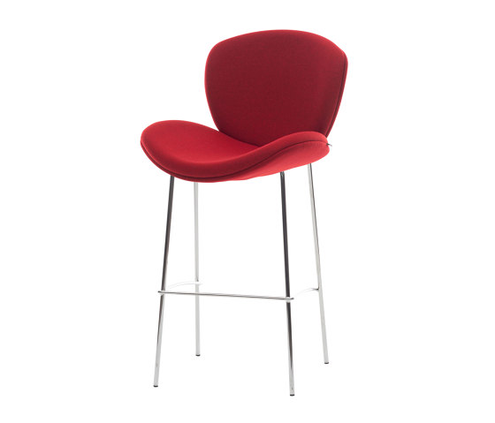 Terni  4-leg barstool, metal | Bar stools | Assmann Büromöbel