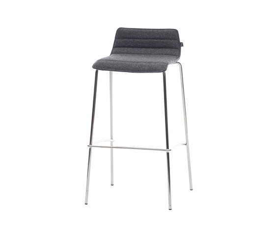 Torino 4-leg barstool, metal | Bar stools | Assmann Büromöbel