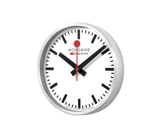 Smart wall clock, stop2go, 25 cm | Horloges | Mondaine Watch