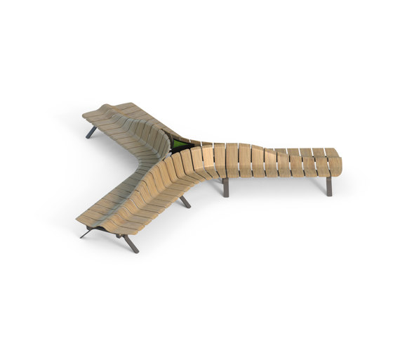Ascent Crossroad configuration | Benches | Green Furniture Concept