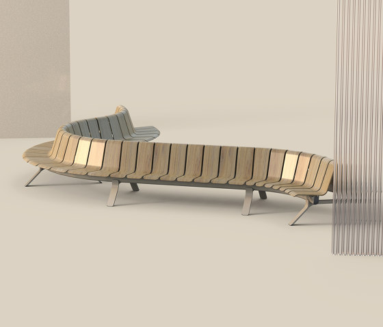Ascent Double Back | Benches | Green Furniture Concept
