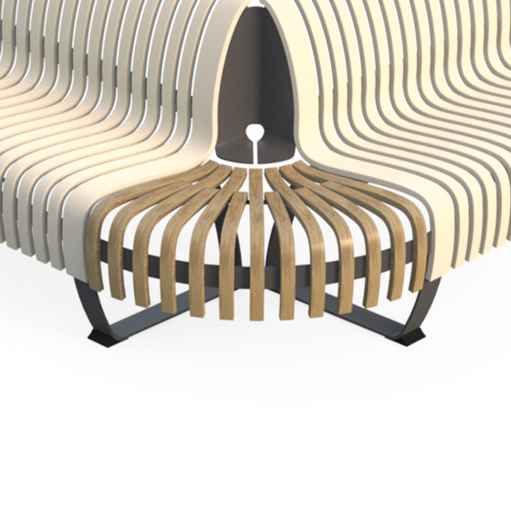 Nova C Back Endpiece Corner | Bancs | Green Furniture Concept