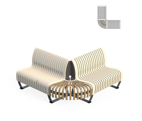 Nova C Back Endpiece Corner | Panche | Green Furniture Concept
