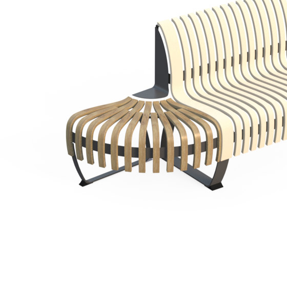 Nova C Back Endpiece L | Sitzbänke | Green Furniture Concept