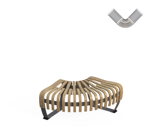 Nova C Bench 90° | Bancs | Green Furniture Concept