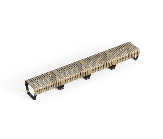Nova C Bench Straight configuration | Panche | Green Furniture Concept