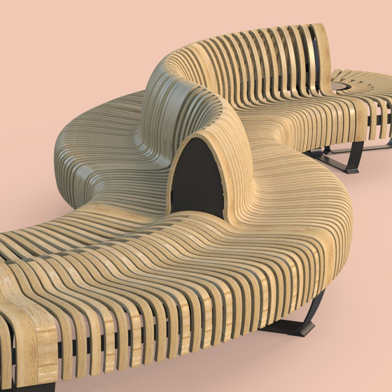 Nova C Double B2B Cover | Bancs | Green Furniture Concept