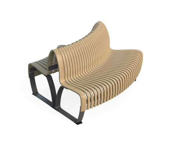 Nova C Double Back Elevation 30° | Panche | Green Furniture Concept