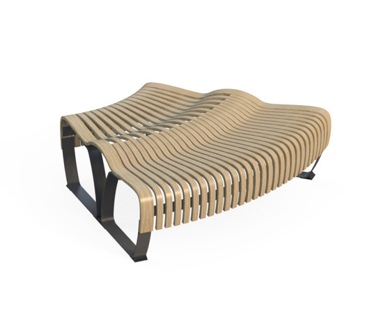 Nova C Double Bench 45° | Panche | Green Furniture Concept