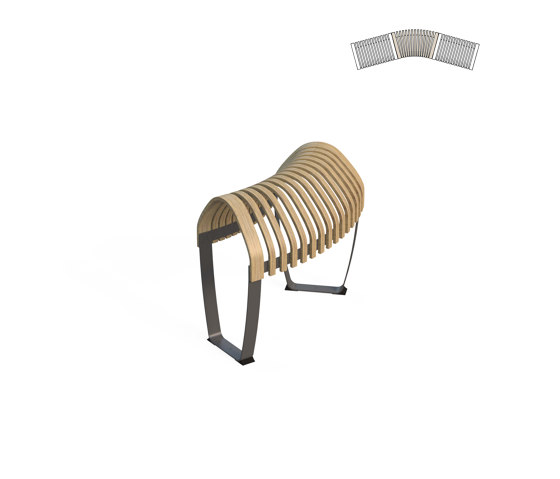 Nova C Double Perch 30° | Tabourets assis-debout | Green Furniture Concept