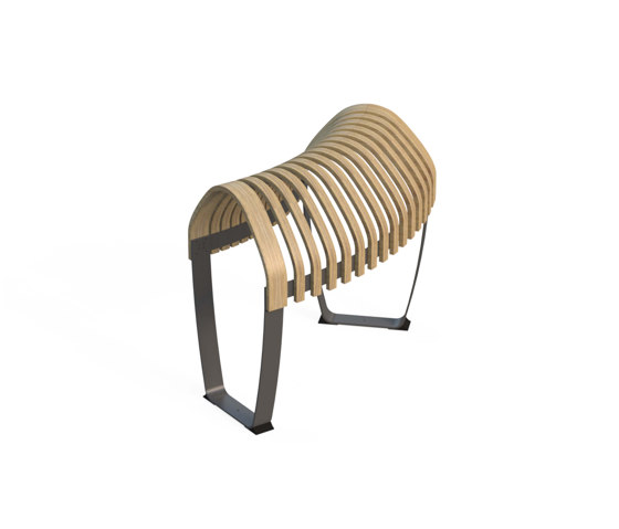 Nova C Double Perch 45° | Lean stools | Green Furniture Concept