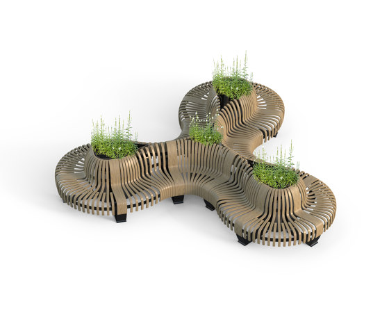 Nova C Fidget configuration | Benches | Green Furniture Concept