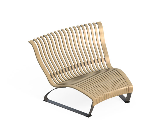 Nova C Lounge Concave 30° | Panche | Green Furniture Concept