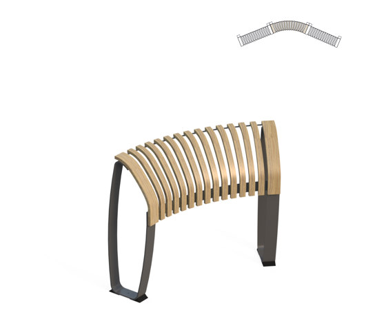 Nova C Perch Concave 30° | Tabourets assis-debout | Green Furniture Concept