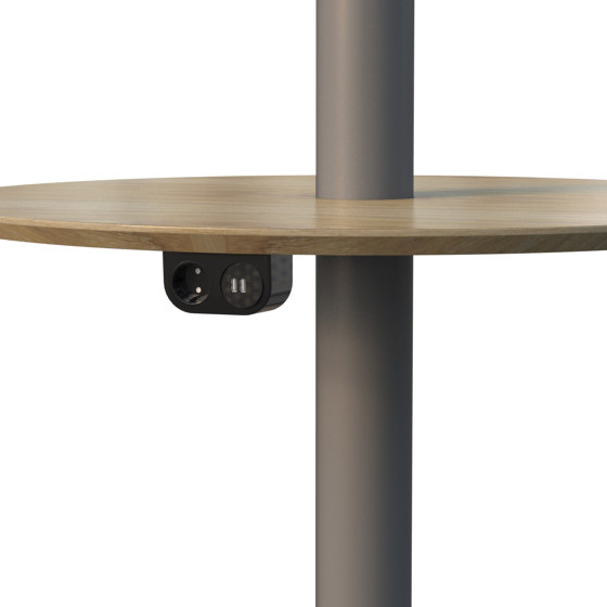Seamless Table Charger | Multimedia ports | Green Furniture Concept